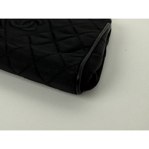 Chanel Vintage Small Fabric Top-Handle Bag with Amber Resin Chain - Picture 11 of 16